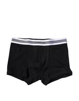 Черные хлопковые стрейч-боксеры стандартного размера Dolce & Gabbana, черный