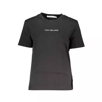Черные хлопковые топ и футболка Calvin Klein