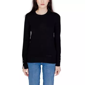 Черные хлопковые топ и футболка GUESS
