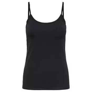 Черные хлопковые топ и футболка ONLY