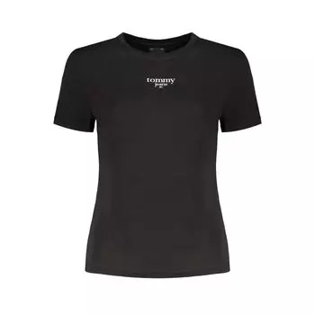 Черные хлопковые топ и футболка Tommy Hilfiger
