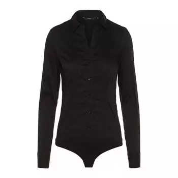 Черные хлопковые топ и футболка Vero Moda