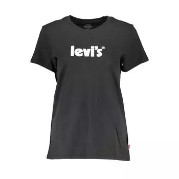 Черные хлопковые топы и Футболка LeviS, Black