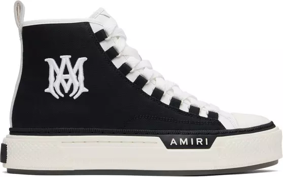 Черные и белые высокие кеды MA Court AMIRI