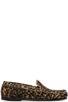 Черные и рыжие мокасины Swan A.P.C.