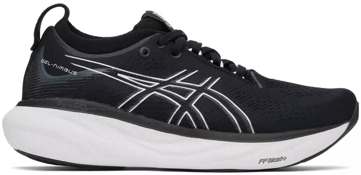 Черные и серебристые кроссовки Gel-Nimbus 25 Asics