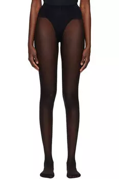 Черные индивидуальные колготки 10 Wolford