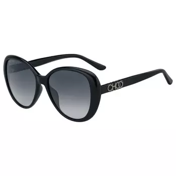 Черные инжектированные солнцезащитные очки Jimmy Choo Eyewear