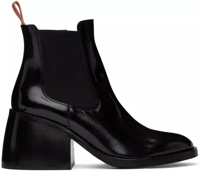 Черные июльские сапоги See by Chlo