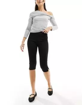 Черные капри Pull&Bear