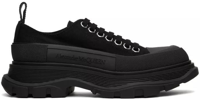 Черные кеды Alexander McQueen
