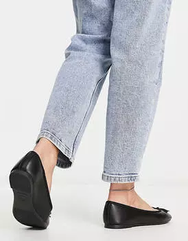Черные классические балетки New Look