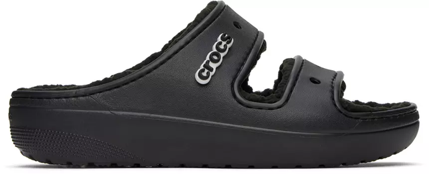 Черные классические сандалии Cozzzy Crocs