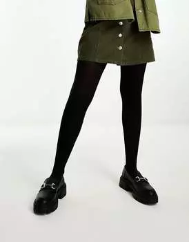 Черные колготки Monki плотностью 60 ден, 2 шт.