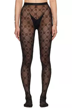 Черные колготки Moonogram Marine Serre