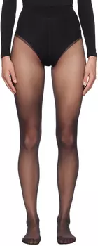 Черные колготки Pure 10 Wolford