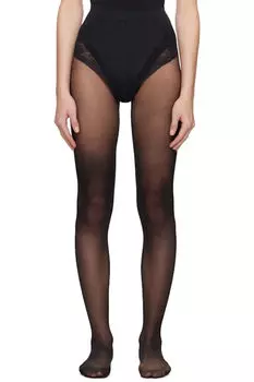 Черные колготки Tummy 20 Control Top Wolford