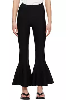 Черные короткие брюки-годе AMI Paris