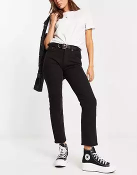 Черные короткие джинсы Levi's 501