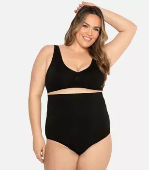 Черные корректирующие стринги Conturve с высокой талией New Look, черный