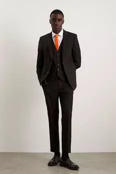 Черные костюмные брюки скинни Essential Burton, черный