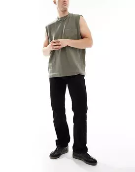 Черные ковбойские джинсы прямого кроя Wrangler Original