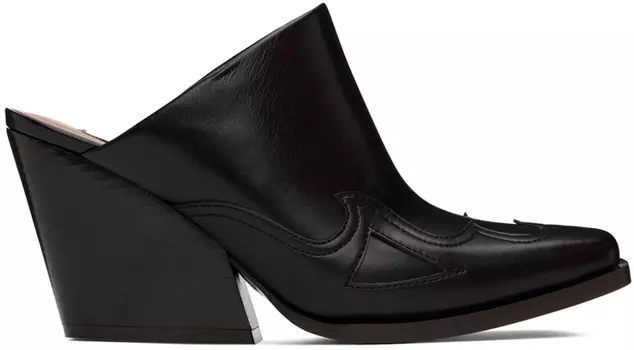 Черные ковбойские туфли без задника Cloudy Stella McCartney