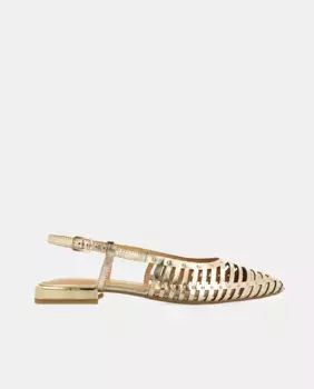 Черные кожаные балетки для женщин Gioseppo, серебряный