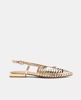 Черные кожаные балетки для женщин Gioseppo, серебряный