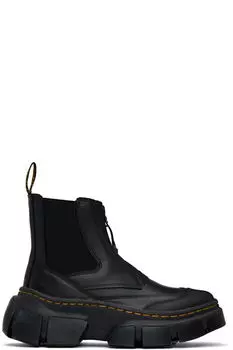 Черные кожаные ботинки челси DXML на молнии Dr. Martens