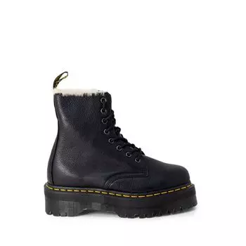 Черные кожаные ботинки Dr. Martens