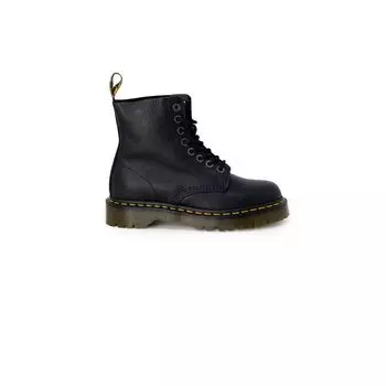 Черные кожаные ботинки Dr. Martens