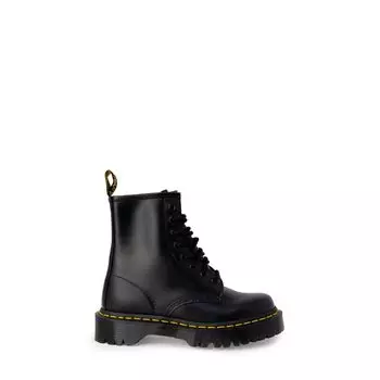 Черные кожаные ботинки Dr. Martens