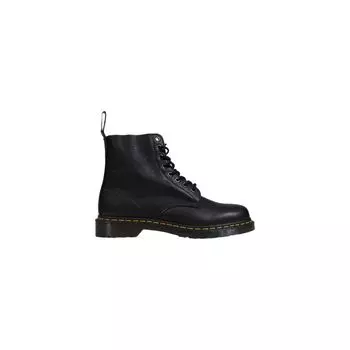 Черные кожаные ботинки Dr. Martens