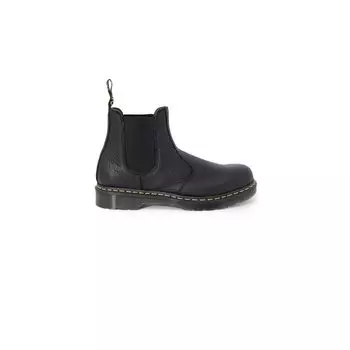 Черные кожаные ботинки Dr. Martens