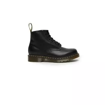 Черные кожаные ботинки Dr. Martens