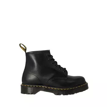 Черные кожаные ботинки Dr. Martens