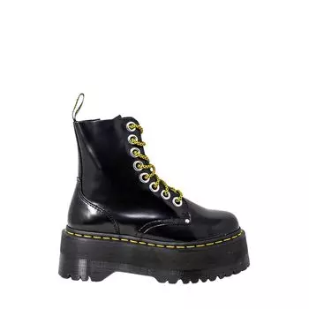 Черные кожаные ботинки Dr. Martens