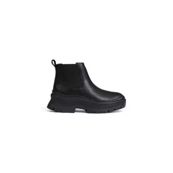 Черные кожаные ботинки Timberland