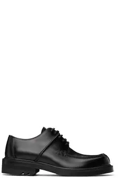 Черные кожаные дерби Dries Van Noten