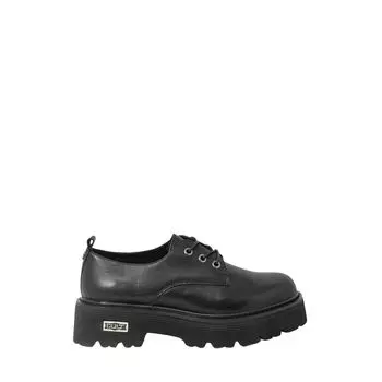 Черные кожаные кроссовки Cult