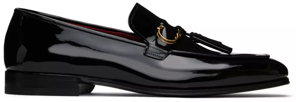Черные кожаные лоферы Giuseppe Ferragamo