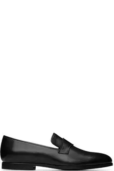 Черные кожаные мокасины Anastasia Barbieri Edition A.P.C.