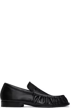 Черные кожаные мокасины Dries Van Noten