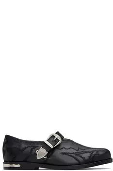 Черные кожаные мокасины Toga Pulla