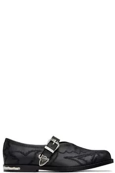 Черные кожаные мокасины Toga Virilis