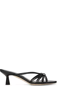 Черные кожаные мюли Эбби Aeyde