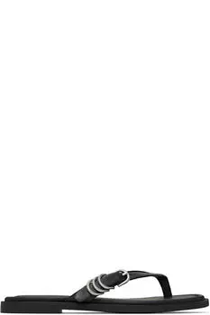 Черные кожаные сандалии Gia Thong rag & bone