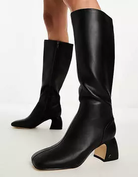 Черные кожаные сапоги Circus NY