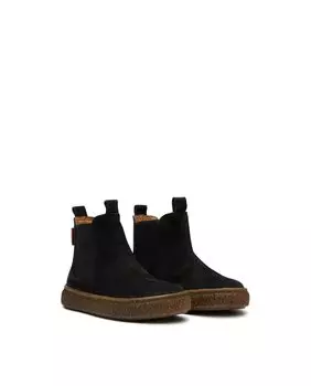 Черные кожаные сапоги для мальчика в стиле Челси Naturino, черный